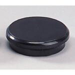 Magneti Dahle rotondi Ø 24 mm nero altezza 7 mm - forza 3 N -