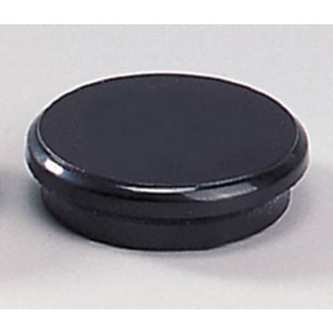 Magneti Dahle rotondi Ø 24 mm nero altezza 7 mm - forza 3 N -
