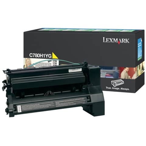 Toner alta resa return program Lexmark giallo
