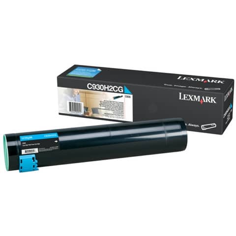 Toner alta resa Lexmark ciano