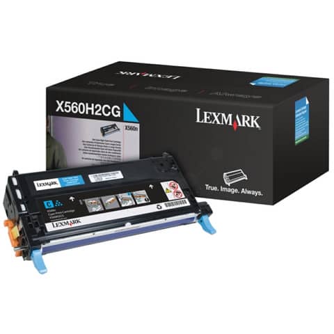 Toner alta resa Lexmark ciano