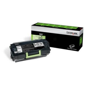 Toner return program 522 Lexmark nero