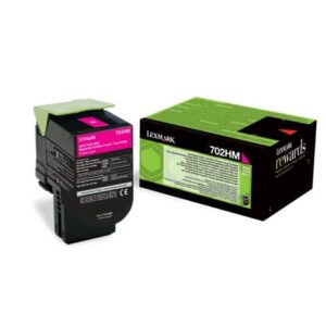 Toner alta resa return program 702HM Lexmark magenta