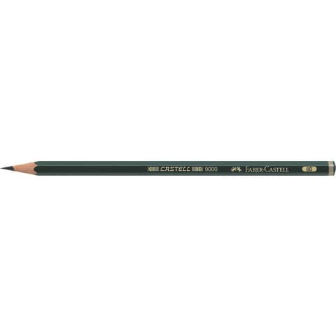 Faber-Castell CASTELL Graphite Pencil 9000 6B -