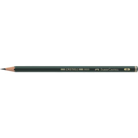 Faber-Castell CASTELL 9000 Graphite Pencil 2B