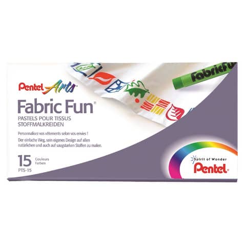 Pastelli per tessuti Pentel Ø 8 mm - assortiti
