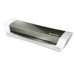 Plastificatrice a caldo compatta a 2 rulli Leitz iLam Home Office A4 grigio