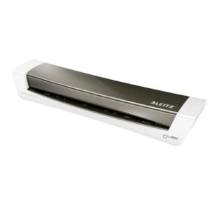Plastificatrice a caldo compatta a 2 rulli Leitz iLam Home Office A3 grigio