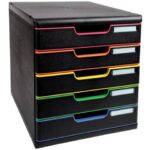Cassettiera Exacompta MODULO Classic A4 Black Office 5 cassetti 28,8x35x32 cm