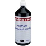 Inchiostro per ricarica marcatori permanenti  Edding 1 L nero