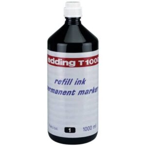 Inchiostro per ricarica marcatori permanenti  Edding 1 L nero