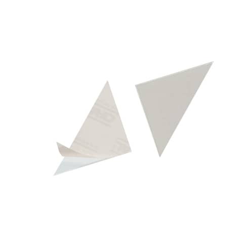 Tasche adesive DURABLE CORNERFIX® triangolari polipropilene trasparente