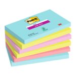 Foglietti riposizionabili Post-it® Super-Sticky Cosmic 76x127mm assortiti