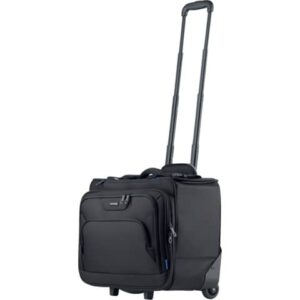 Borsa pilota con trolley Lightpak PIONEER in poliestere 47x27x38 cm nero