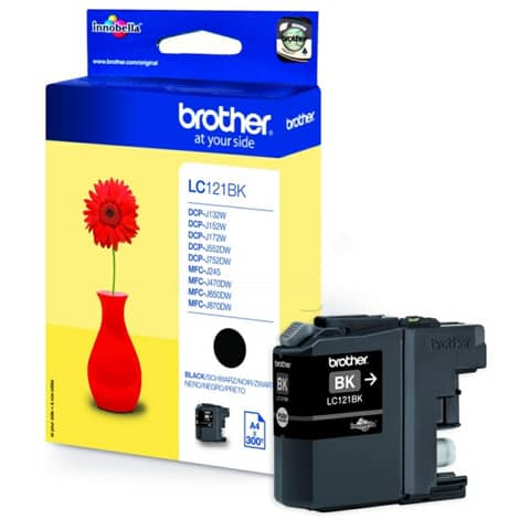 Cartuccia inkjet 121 Brother nero