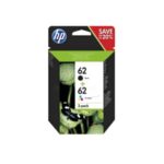 62 HP black +colour inkjet cartridges