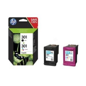 cartucce inkjet 301 HP nero +colore