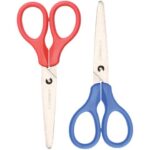 Q-Connect red and blue 13.5 cm DIY scissors