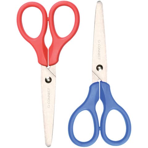 Forbici per bricolage Q-Connect rosso e blu 13,5 cm