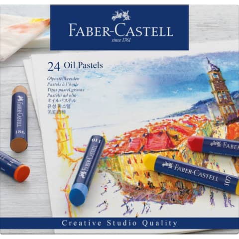 Pastelli a olio Faber-Castell Oil Pastels Creative Studio assortiti