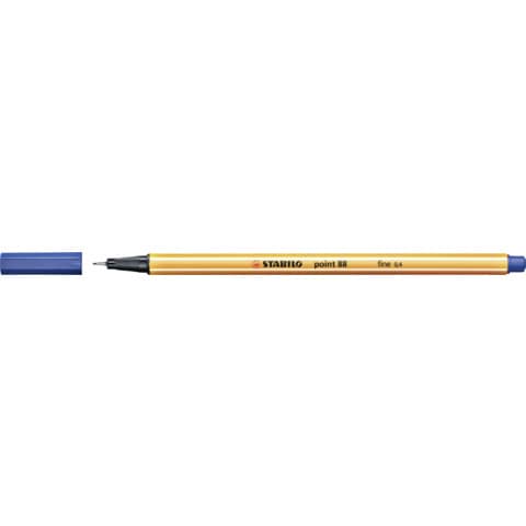 Fineliner Stabilo Point 88® 0,4 mm blu scuro -