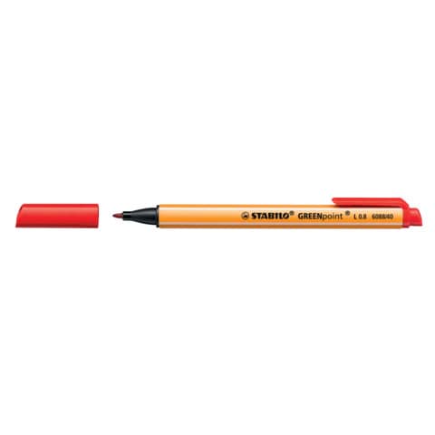 Stabilo GREENpoint fibre-tipped pen 0.8 mm red