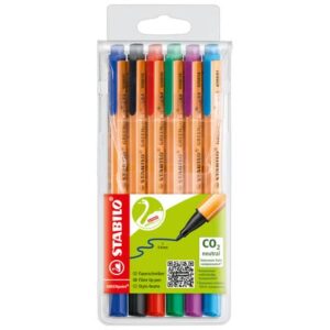 Stabilo GREENpoint fibre-tipped pens 0.8 mm assorted