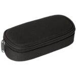 Astuccio ovalino con cerniera piccolo Donau 21x5,5x10,5 cm nero