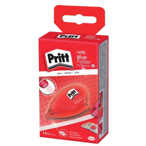 Colla roller Pritt Roller System  - permanente 8,4 mm x 16 m bianco