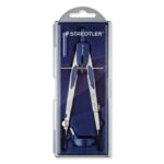 Compasso scolastico a frizione Staedtler Mars 553 argento/blu
