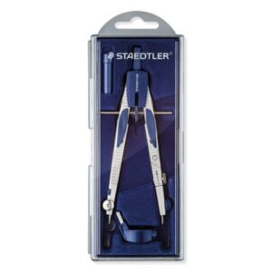Compasso scolastico a frizione Staedtler Mars 553 argento/blu