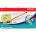 Fineliner Stabilo Point 88 0,4 mm assortiti