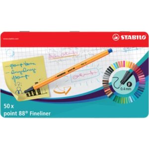 Fineliner Stabilo Point 88 0,4 mm assortiti