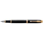 Parker IM fountain pen M tip blue ink Black GT -