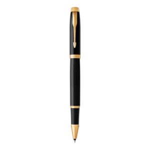 Penna roller Parker IM punta F inchiostro nero Black GT