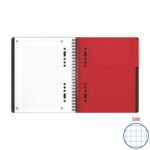 Blocchi spiralati OXFORD International Activebook A5+ grigio/arancio