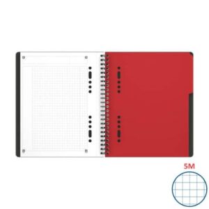 Blocchi spiralati OXFORD International Activebook A5+ grigio/arancio