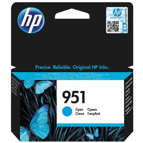 HP Inkjet Cartridge 951 Cyan