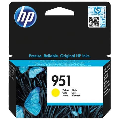 HP Inkjet Cartridge 951 Yellow
