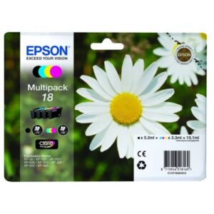 cartucce inkjet Margherite 18 Epson n+c+m+g