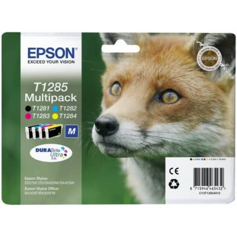Volpe T1285 Epson n+c+m+g pigment inkjet cartridges