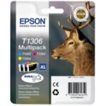 Epson Deer T1306 pigment inkjet cartridges c+m+g