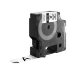 Nastro in vinile per etichettatrice Rhino - colore nero/bianco Dymo 19 mm x