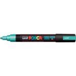 Marcatore a tempera Posca Uni-Ball punta tonda 1,8-2,5 mm verde metal