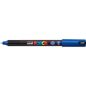 Marcatore a tempera POSCA Uni-Ball punta tonda 0,7 mm blu scuro