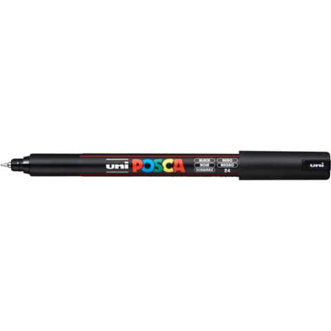 Marcatore a tempera POSCA Uni-Ball punta tonda 0,7 mm nero