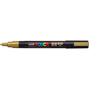 Marcatore a tempera POSCA Uni-Ball punta tonda 0,9-1,3 mm oro