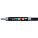 Marcatore a tempera Posca Uni-Ball punta tonda 0,9-1,3 mm grigio