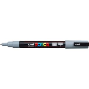 Marcatore a tempera Posca Uni-Ball punta tonda 0,9-1,3 mm grigio