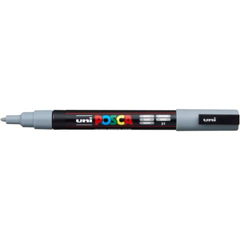 Marcatore a tempera Posca Uni-Ball punta tonda 0,9-1,3 mm grigio